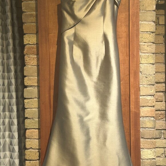 Frascara 3811formal mother of the bride gown, size 6 in "stone", worn once - Picture 3 of 8